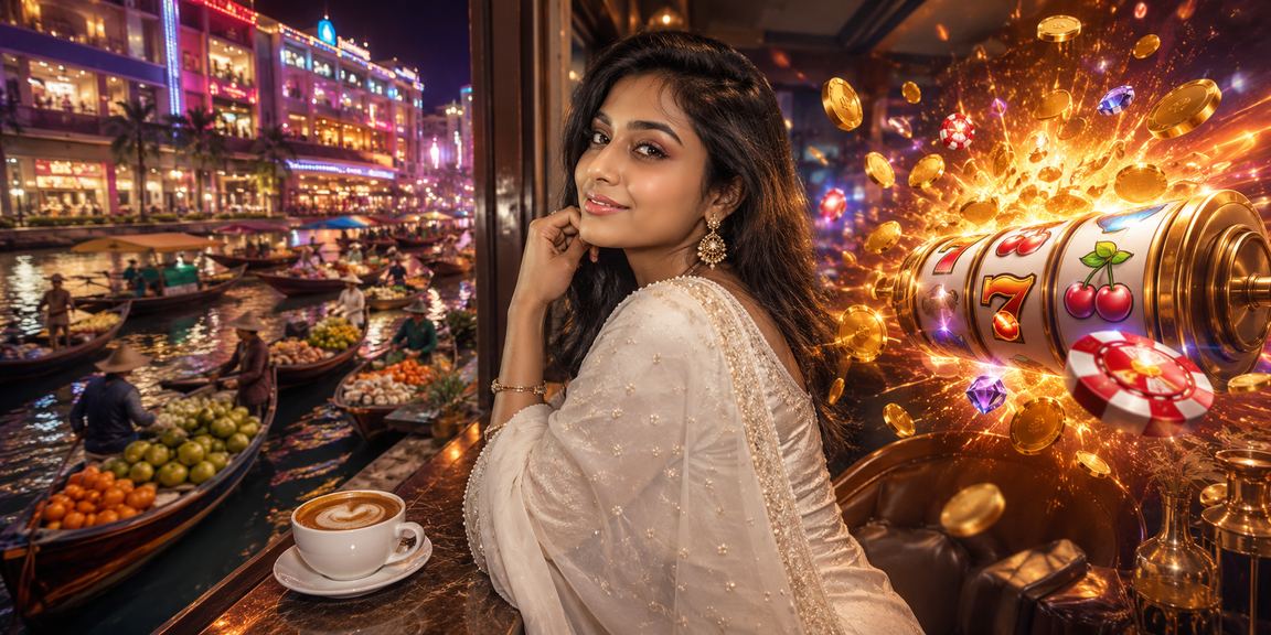 বরিশালে স্লট গেমের নীয়ন আলো